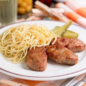 Котлети з трьох видів м'яса+гарнір