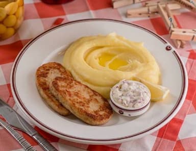 Котлети рибні з креветками +гарнір