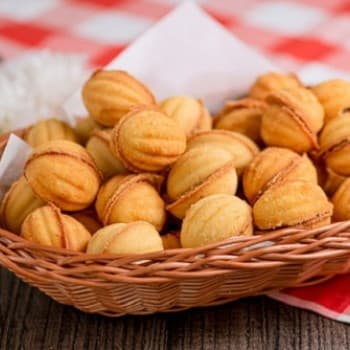 Печиво горішок зі сгущеним молоком 100гр