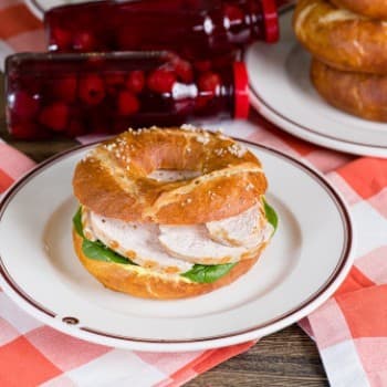 Одеський бублик зі смаженою куркою