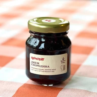 Джем смородина 80г