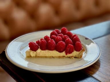 Пиріг з малиною