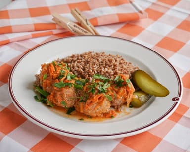 Тефтелі+гарнір